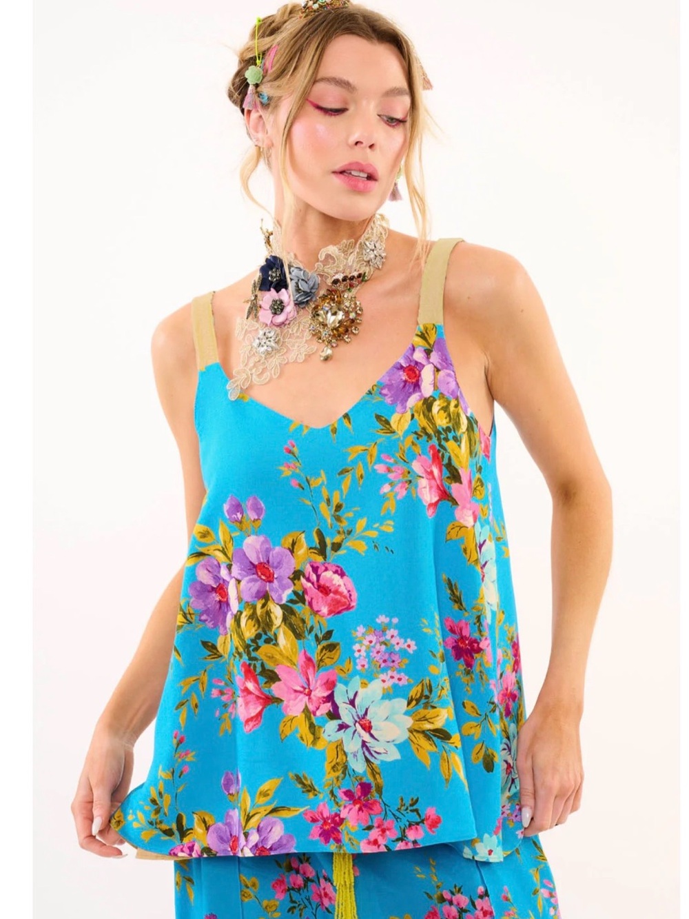 Aratta Garden of Eden Reversible Cami size Small